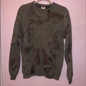 Bleached crew neck